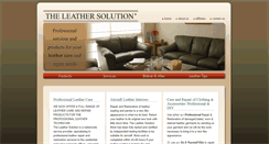 Desktop Screenshot of leathersolutions.com